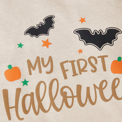 Toddler Baby Boy Letter Print Sweatshirt & Bat Pants Halloween Outfit