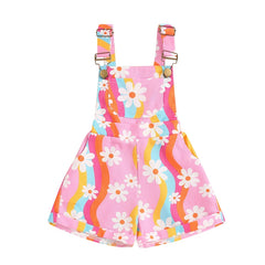 Baby Girls Overalls Farm Daisy Romper Jumpsuit