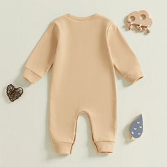 Skateboarding Duck Baby Romper | Cozy Fall Jumpsuit