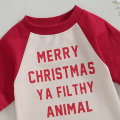 Unisex Baby Mischief Winter Christmas Romper