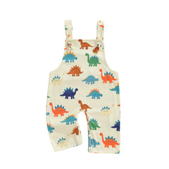 3-24M Newborn Baby Boy Dinosaur Overalls Romper