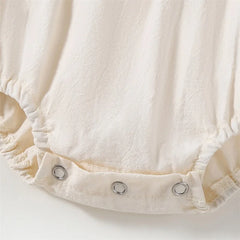 Newborn Baby Girl Crochet Flower Onesie