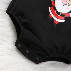 Unisex Infant Christmas Letter & Santa Print Onesie