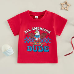 Baby Boys Short Sleeve 4th of July T-Shirts
