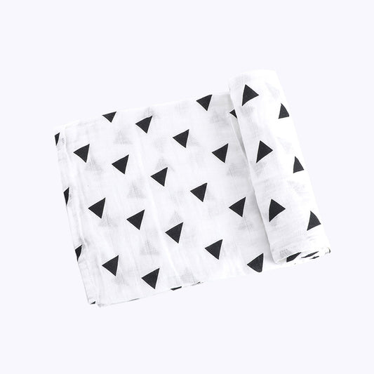 Triangle - Organic Quilted Bamboo Swaddle - Comfy Tummies