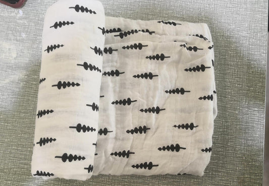Tree - Organic Quilted Bamboo Swaddle - Comfy Tummies