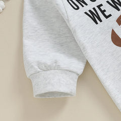 0–18M Unisex Baby Football Print Long Sleeve Romper