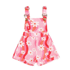 Baby Girls Overalls Farm Daisy Romper Jumpsuit