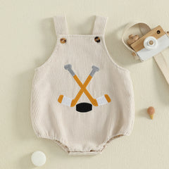 Baby Boys Corduroy Golf Onesie