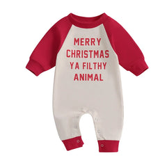 Unisex Baby Mischief Winter Christmas Romper