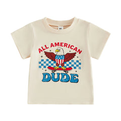 Baby Boys Short Sleeve 4th of July T-Shirts