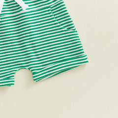Baby Boy Turtle Embroidered Outfit