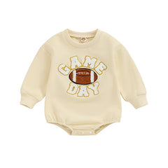Unisex Baby Fall Football Long Sleeve Onesie