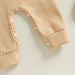 Skateboarding Duck Baby Romper | Cozy Fall Jumpsuit